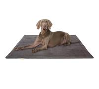 Knuffelwuff Coperta per cani in velluto a coste Timor 120x80cm Marrone-grigio