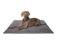 Knuffelwuff Coperta per cani in velluto a coste Timor 140x100cm Grigio