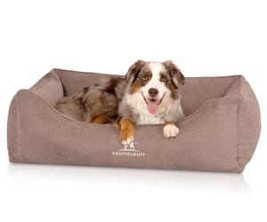 Knuffelwuff cuccia per cani ortopedica Baltimore con cuscini utilizzabili sui due lati, 80x55 cm Beige