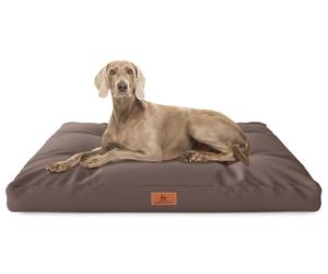 Knuffelwuff cuscino per cani Gatsby in tessuto Oxford, 65x90 cm Marrone