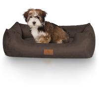 Knuffelwuff Lettino per cani Dreamline in velluto M-L 85 x 63 cm Marrone