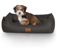 Knuffelwuff Lettino per cani Dreamline in velluto Nero S 70 x 50cm