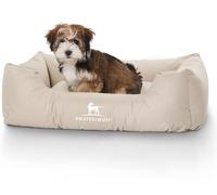 Knuffelwuff Lettino per cani Finlay in fibra di nylon M-L 85 x 63 cm Beige