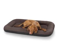 Knuffelwuff Lettino per cani in pelle sintetica Jerry XL 92 x 75 Marrone