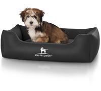 Knuffelwuff Lettino per cani in pelle sintetica Sidney M-L 85 x 63 cm Nero (91,95 € per 1 )