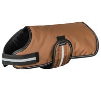 Knuffelwuff Mantellina per cani Tessuto funzionale riflettente 25 cm Marrone