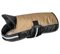 Knuffelwuff Mantellina per cani Tessuto funzionale riflettente con bavero 25 cm Marrone