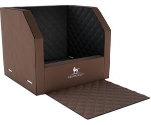 Knuffelwuff Trasportino auto per cani Cargo Sicurezza per il cane e protezione della seduta per il portabagagli Taglia 3 - 55 x 45 x 35cm