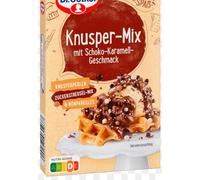Knusper-Mix Schoko-Karamell-Geschmack - Crunchy Mix Gusto Cioccolato e Caramello - Per deliziose torte, pani e dolci fatti in casa per ricette gourmet - 60g