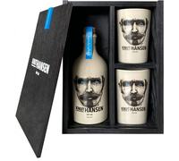 Knut Hansen Dry Gin 42% Vol 0.5 l in Confezione Regalo con Keramiktasse