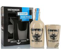 Knut Hansen Dry Gin Set Regalo 42% vol. 0,50l