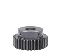 KNUUXHDDK 1 pz Ingranaggio Motore 2M 32T Passo 6,28 mm Foro 10-20 mm Ruota dentata Annerimento Materiale Acciaio al Carbonio SC45 Altezza Denti 20 mm 2M32 Denti(14 mm,32T(Round Bore))