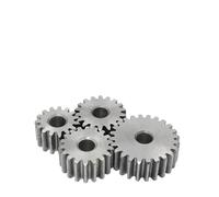 KNUUXHDDK Ingranaggio cilindrico 1 Pezzo 1M-12T/13T/14T/15T/16T/17T/18T/19T/20T SC45# Materiale in Acciaio al Carbonio Accessori for Trasmissione a Ingranaggi cilindrici(1M16T - Bore 6 mm)