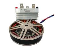 KNWHGGKCV 1 generatore idroelettrico Senza spazzole trifase ad Alta Potenza SQL5010 con turbina eolica con raddrizzatore for Motore di azionamento for Barche Fai da Te