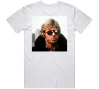 KNWWOL Robert Redford Three Days of The Condor Movie Fan T Shirt White3XL
