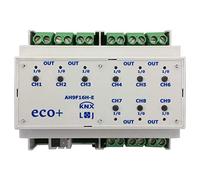 KNX Eco+ AH9F16H-E - Attuatore di commutazione a 9 ingressi