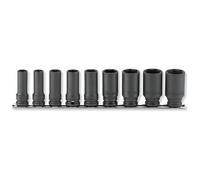 Ko-Ken 3/8 9,5 mm SQ. Set binari semi-profondi esagonali a impatto 9 pezzi RS...