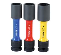KO-KEN Set IMPACT con bocca esagonale 1/2" a parete sottile, con guaina in plastica Quantità:1