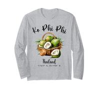 Ko Phi Phi Coconut Thailandia Tropicale Isola GPS Vacanza Maglia a Manica
