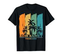 Ko Samet Thailandia Palme sulla Spiaggia Vacanza Souvenir Maglietta