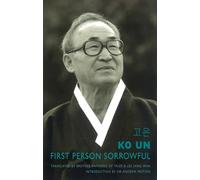 Ko Un First Person Sorrowful (Tascabile)
