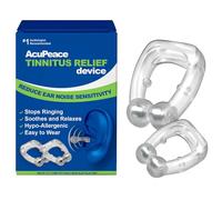 KOAHDE Clip per Orecchie Anti-Acufene,Device Sollievo per Acufene per Orecchie,Tinnitus Relief Device,Orecchie per Alleviare l'Acufene,Clip per le Orecchie Anti-Acufene,2PC