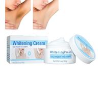 KOAHDE Crema Per Il Corpo Crema Schiarente,Crema Per Ascelle Sbiancante E Idratante,Intime Crema Sbiancante,Crema Sbiancante Pelle Scura,Idratante per l'intimità del Ginocchio Ascella,100G