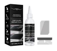 KOAHDE Kit Riparazione Parabrezza Auto,Liquido per Riparazione Vetri Auto,30ML,1PC,Colla per vetri Auto - Ripara Vetro - Colla per Parabrezza Auto