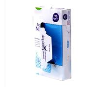 KOAHDE Sacchetti usa e getta per pannolini con manico per cravatta, per bambini, monouso, per diaper disposal o per animali domestici, facili da to-Tie Tabs, 90 pezzi