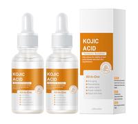 KOAHDE Siero per il viso acido Kojico,Siero anti-invecchiamento,Siero di curcuma all'acido Kojico,Spot Dark Spot Correttore Serum,Siero illuminante per macchie scure,2PC