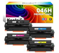 Koala 046H Cartucce Toner (con chip) Compatibile con Canon 046 CRG-046 CRG-046H per Canon Color ImageCLASS MF733Cdw MF731Cdw MF735Cdw LBP654Cdw (nero, ciano, giallo, magenta, 4Pack)