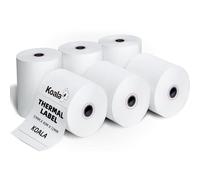 Koala 10 rotoli di alta qualità termici per registratore di cassa fiscale 57mm x 40m x 12mm (10 Rotoli)-per POS e stampanti di etichette termiche 57x40x12-Stampa chiara e veloce-Privi di BPA