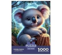 Koala 1000 Pezzi Cute Animals Puzzle Classici Animali Divertenti Per Uomo E Donna Difficoltà Sfida Per Adulti E Ragazzi Collection Puzzle Per Gioco Familiare, Festa Aziendale Regalo Giocattolo Colora