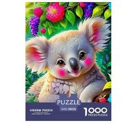 Koala 1000 Pezzi Cute Animals Puzzle Classici Impegnativo E Difficile Per Difficoltà Sfida Per Adulti E Ragazzi Collection Decorazione Domestica Regalo Giocattolo Colorato Per La Famiglia 38x26cm/100