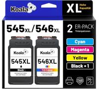 Koala 545 XL 546 XL Cartucce d'inchiostro compatibili per Canon 545 e 546 XL PG-545XL CL-546XL per Canon Pixma TS3150 TS3151 MG2550S MG2550 MG2950 TR4550 TR4551 MX495 (nero e a colori)