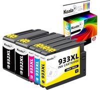 Koala 932XL Cartuchos de Tinta Compatible para HP 932XL 933XL 932 XL 933 XL Multipack para HP OfficeJet 6100 6600 6700 7110 7612 7610 Cartucho (1 , 1 Cian, 1 Magenta, 1 Amarillo)