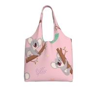 Koala, animale selvatico australiano carino,Borse riutilizzabili, borse della spesa, borsa a tracolla in tela di grande capacità