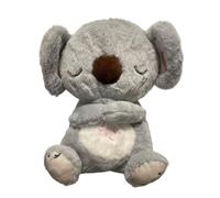 Koala antistress e ansia per adulti, koala addormentato per bambini, peluche koala con musica, koala che respira il sonno per bambini e adulti, giocattolo leggero e ritmico