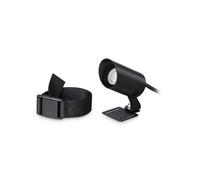 KOALA PROIETTORE LED SMD 3W 32° 250 lm 3000 K NERO IP65 ALIMENTATORE ESCLUSO CON CINGHIA DI FISSAGGIO
