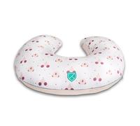 Koala Babycare Cuscino Allattamento Neonato Comodo e Adatto a Tutte le Taglie - Ciambella Allattamento Neonato 0-12 Mesi con 5 Usi Diversi (Bianco-Rosa Koala)