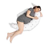 Koala Babycare Cuscino Gravidanza per Dormire XXL 2 in 1 Sfoderabile - Cuscino Allattamento Ipoallergenico ed Ergonomico - Federa esterna 100% Cotone