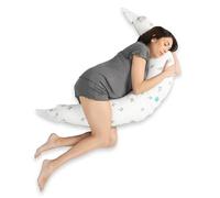 Koala Babycare Cuscino Gravidanza per Dormire XXL 2 in 1 Sfoderabile - Cuscino Allattamento Ipoallergenico ed Ergonomico - Federa esterna 100% Cotone