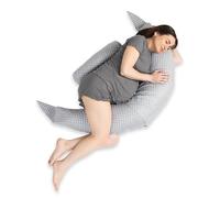 Koala Babycare Cuscino Gravidanza per Dormire XXL 2 in 1 Sfoderabile - Cuscino Allattamento Ipoallergenico ed Ergonomico - Federa esterna 100% Cotone