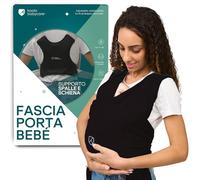 Koala Babycare Cuddle Band - Fascia neonato da 0+ M fino a 9 Kg colore Nero