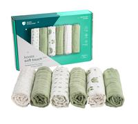 Koala Babycare - Mussole Neonato Cotone 100%- 6 Pz 30x30cm - Ideale come Regalo Neonati