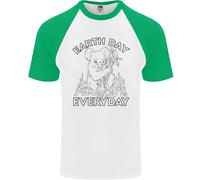 Koala Bear Earth Day Everyday Climate Change Uomo S/S Baseball T-Shirt