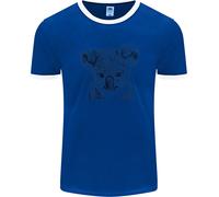 Koala Bear Sketch Ecologia Ambiente Uomo Ringer T-Shirt FotL