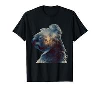 Koala Bear Wildlife Animali Tropicali Arte Natura Amante dei Koala Maglietta