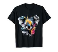 Koala Bear Wildlife Animali Tropicali Arte Natura Amante dei Koala Maglietta