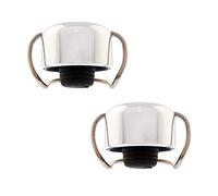 Koala Cantina Set 2 tappi Cava Metallo e Silicone 5 x 3,4 x 3 cm Multicolore